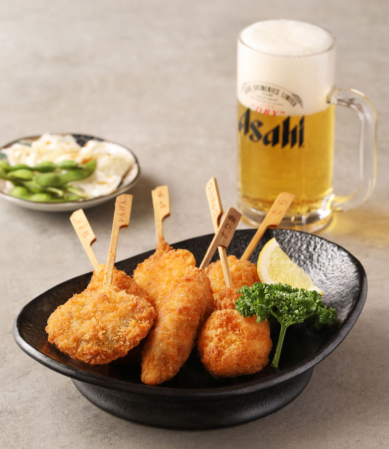 오사카풍 모듬꼬치튀김