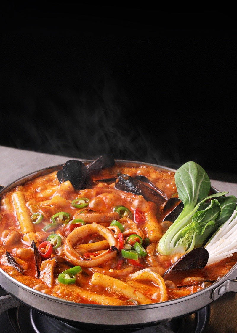 오징어해물떡찜 사이드