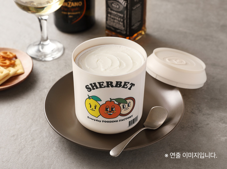 우유달달 컵샤베트