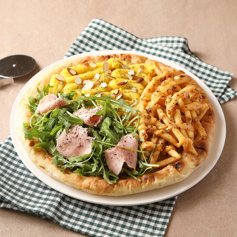 리얼화덕치즈피자 활용