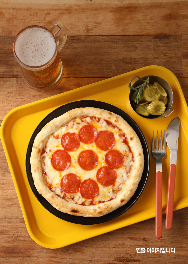 리얼리얼화덕페퍼로니피자 사이드