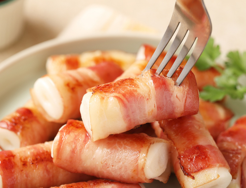 베이컨말이가래떡꼬치