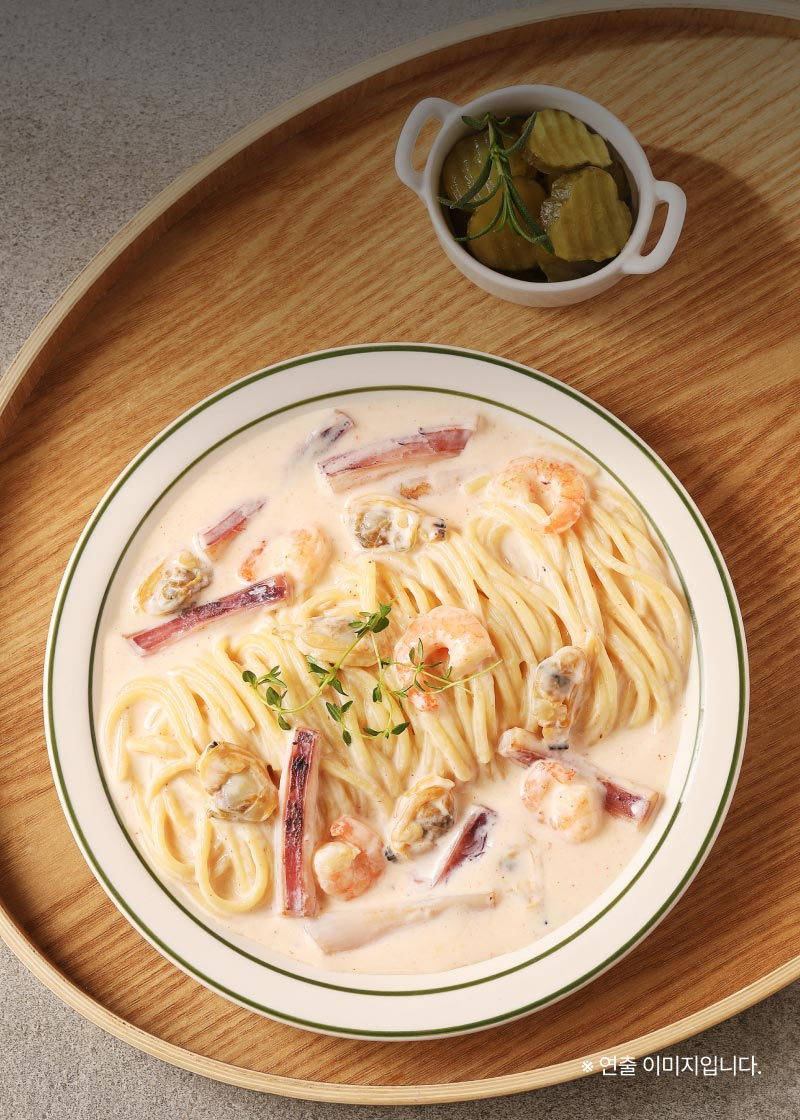 해물크림파스타