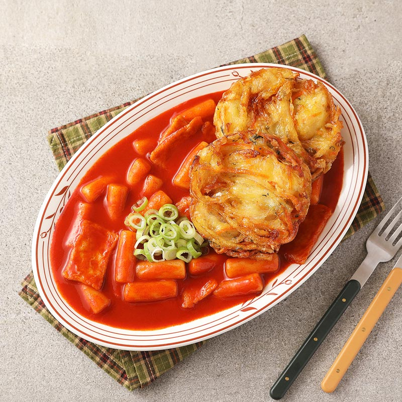 원형야채튀김 활용레시피