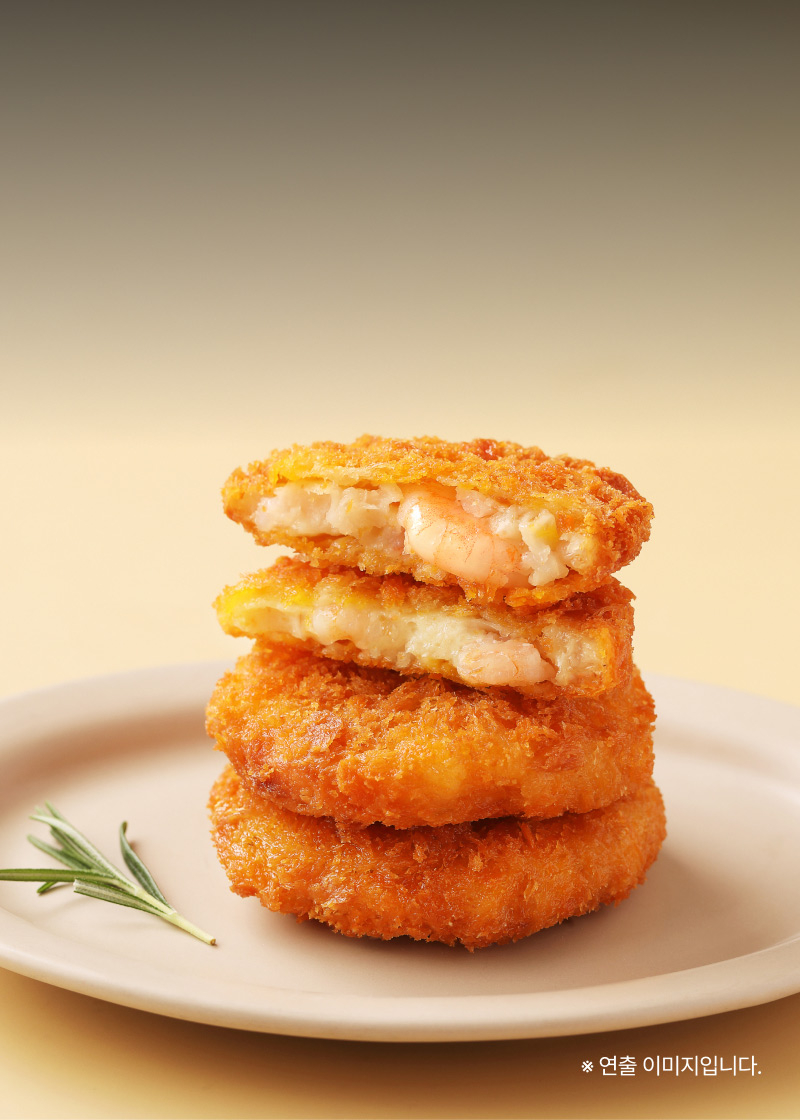 리얼통살새우패티