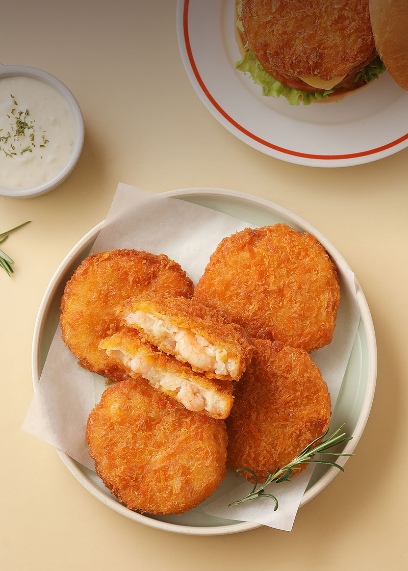 리얼통살새우패티