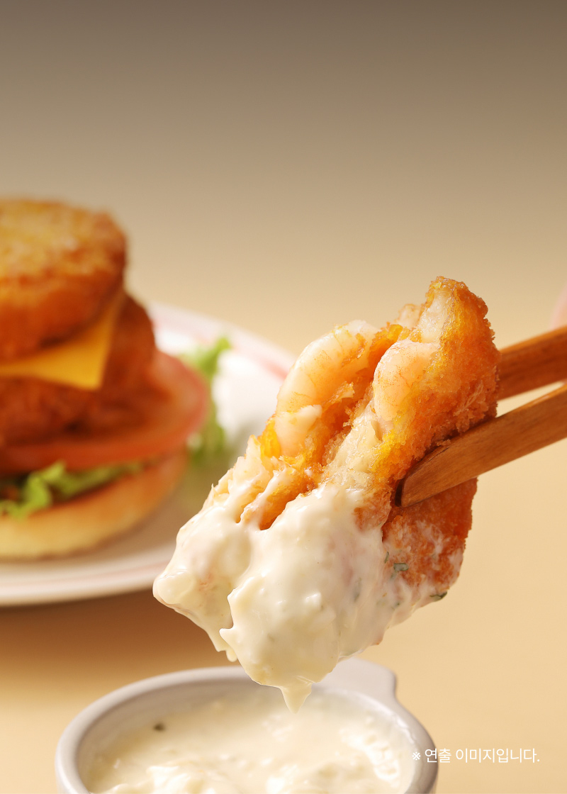 리얼통살새우패티