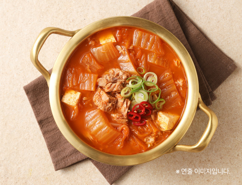 푸딩픽 원팩 참치김치찌개 기본레시피