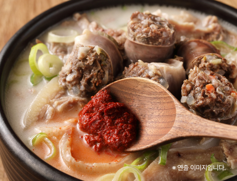 푸딩픽 토종순대국밥 기본레시피