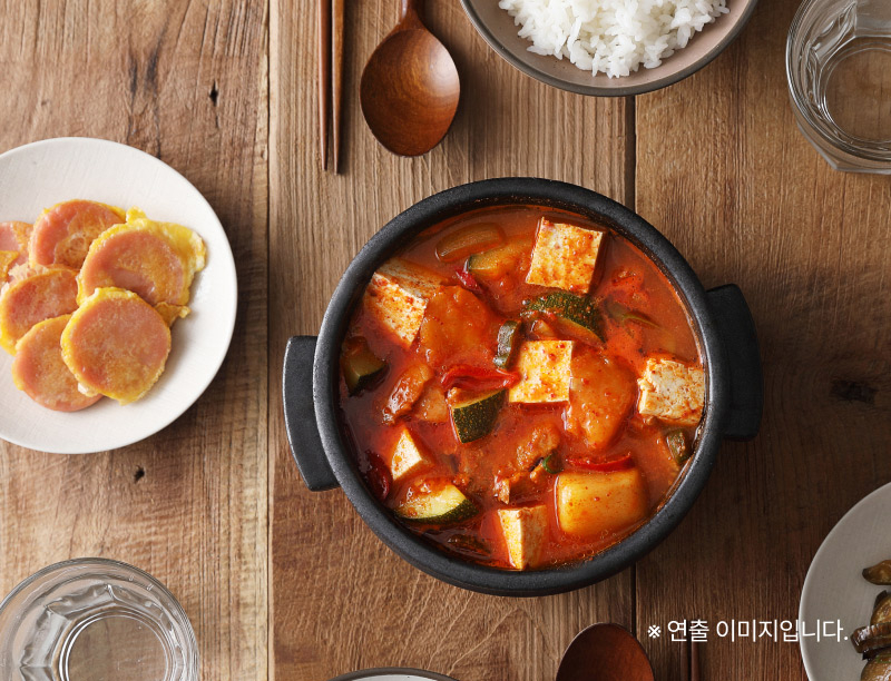 푸딩픽 고추장찌개 기본레시피
