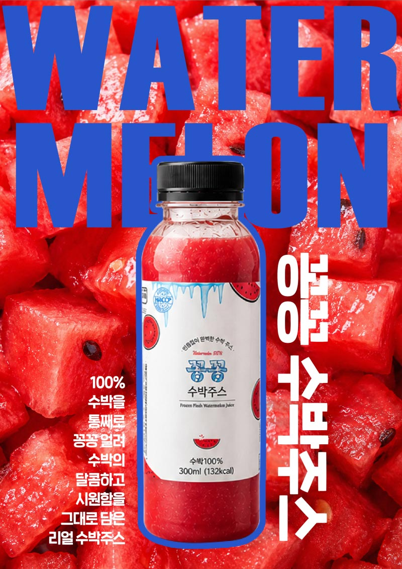 꽁꽁수박주스